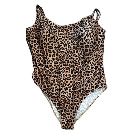 Summersalt Leopard Print One-Piece Swimsuit – Size 22 - Picture 2 of 4